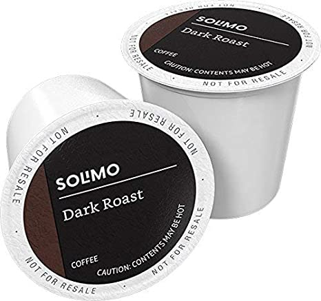 Amazon Brand - 100 Ct. Solimo Dark Roast Coffee Pods, Compatible with Keurig 2.0 K-Cup Brewers: Amazon.com: Grocery & Gourmet Food $24.18