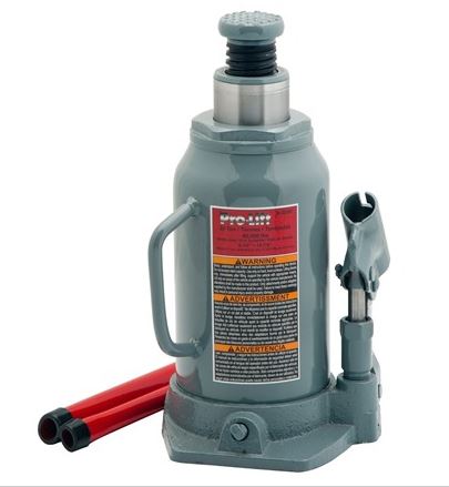 Pro-Lift B-020D Grey Hydraulic Bottle Jack - 20 Ton Capacity $20 WOOT.com $19.99