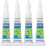 4-Pack 0.07-Oz Duro Super Glue (Clear, Quick Dry) $1.90
