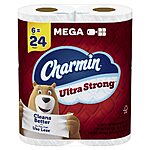 6-Count Charmin Mega Rolls: Ultra Soft or Ultra Strong $7.57 w/ Subscribe &amp; Save