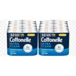 2-Pk 32-Ct Cottonelle Ultra Clean Family Mega Rolls Toilet Paper + $15 Promo Credit $58.90 w/ Subscribe &amp; Save + Free S/H