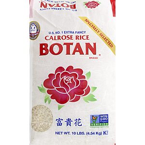 10-Lbs Botan Calrose Rice (Musenmai) $  8 + Free Shipping w/ Prime or on $  35+