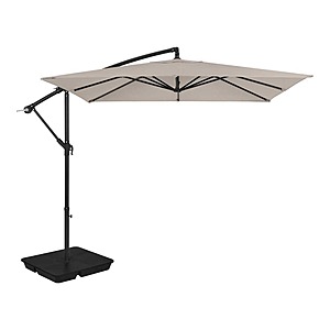 8' StyleWell Steel Cantilever Patio Umbrella (Riverbed Brown) $45 + Free Store Pickup