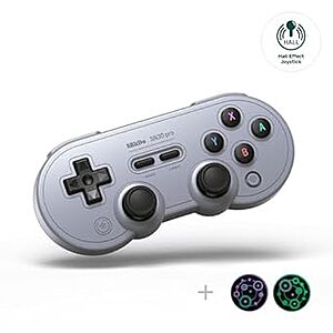 8BitDo - SN30 Pro Wireless Controller with Hall Effect Joysticks - $35.99 w/ free shipping at Best Buy / Amazon