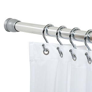 Better Homes & Gardens Chrome Easy Hang Rustproof Aluminum Extra Long Shower Curtain Rod (50" - 86") $2 + Free S&H w/ Walmart+ or on $35+