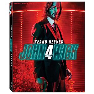 $8.99: John Wick: Chapter 4 (Blu-ray) at Amazon