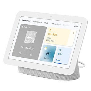 7" Google Nest Hub Wi-Fi Smart Display Speaker (2nd Gen, Snow) $50 + Free Shipping