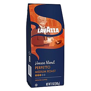 12-Oz Lavazza House Blend Medium Roast Ground Coffee Blend (Perfetto) .45 w/ Subscribe & Save