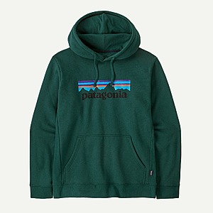 Patagonia Men's P-6 Logo Uprisal Hoodie (Cascade Green) $44 + Free S&H on $99+