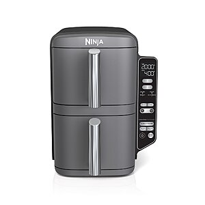 10-Qt Ninja DoubleStack XL 2-Basket 6-in-1 Air Fryer
