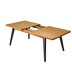 Better Homes & Gardens Nola Extendable Dining Table (Light Honey Wood) $198 + Free S&H
