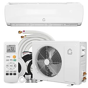 GarveeHome SEER 19 12000BTU 115V Mini Split Air Conditioner $441 + Free S&H