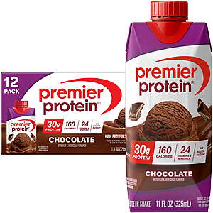 12-Ct 11-Oz Premier Protein Shake (Various)