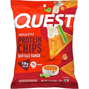 12-Pk 1.1-Oz Quest Nutrition Tortilla Style Protein Chips (various) from $18.90 w/ S&S