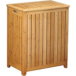 Oceanstar Spa-Style Bamboo Laundry Hamper $60 + Free S&H