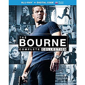 Prime Members: 5-Film The Bourne Complete Collection (Blu-ray + Digital HD) $14 + Free S&H