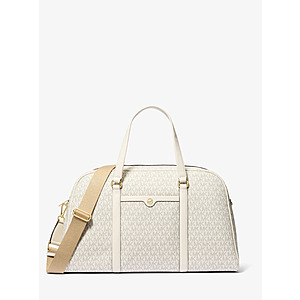 Michael Kors Jet Set Travel Extra Large Signature Logo Weekender Bag $108.10 + Free S&H