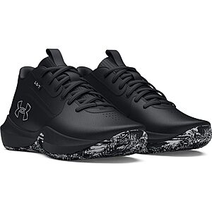 Under Armour Unisex Lockdown 7 Basketball Shoe ((003) Black/Black/Metallic Silver) $31.50 + Free S&H