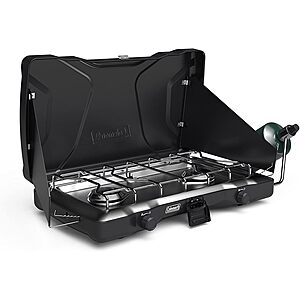 Coleman Triton 2-Burner 22000 BTU Portable Propane Stove $84 + Free S&H