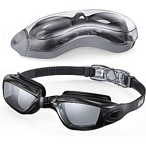 Aegend No Leaking Anti Fog UV Protection Swimming Goggles w/ Case from