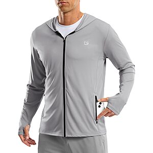 G Gradual Men's Full Zip UPF 50+ Sun Protection Hoodie Jacket (Various)