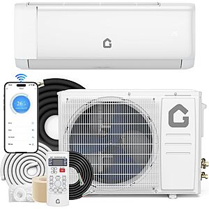 GarveeHome SEER 19 12000BTU 115V Mini Split Air Conditioner $441 + Free S&H