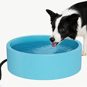 AWLYLNLL Large Outdoor Winter Heated Water Bowl for Cats & Dogs (3 Colors) from