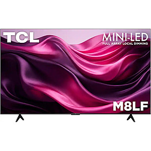 TCL 85" M8LF Series 4K UHD 144Hz HDR Mini LED Fire Smart TV (2026) $900 + Free S&H