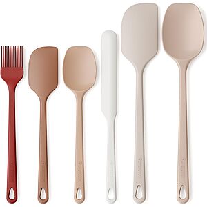 Prime Members: 6-Pc Astercook Silicone Spatula Set (Macaron Pastel or Morandi) $7 + Free S&H