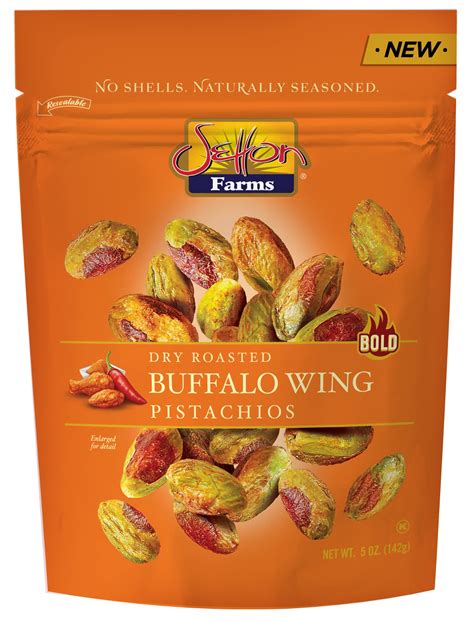Setton Farms (No-Shell) Pistachios, Buffalo Wing Flavored, Dry Roasted, 5 Oz Bag - $5.50 or less - (Amazon)