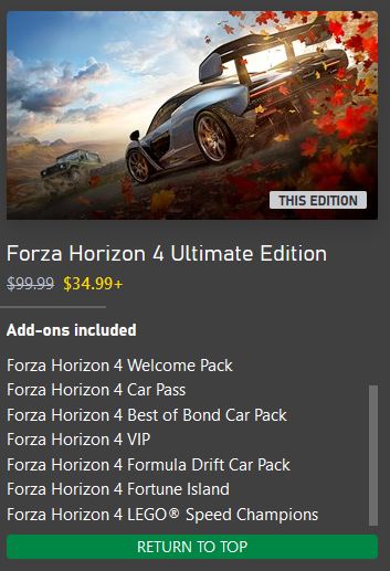 xbox one s forza horizon 4 bundle