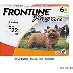 Frontline Plus - 6 Doses for Cats or Dogs - As low as $41 + Free Shipping with Amazon Prime $42
