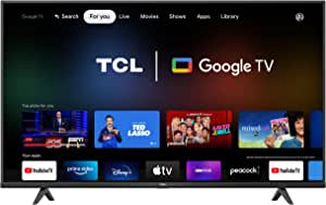 TCL 65" Class 4-Series 4K UHD HDR Smart Google TV – 65S446, 2022 Model $449.99