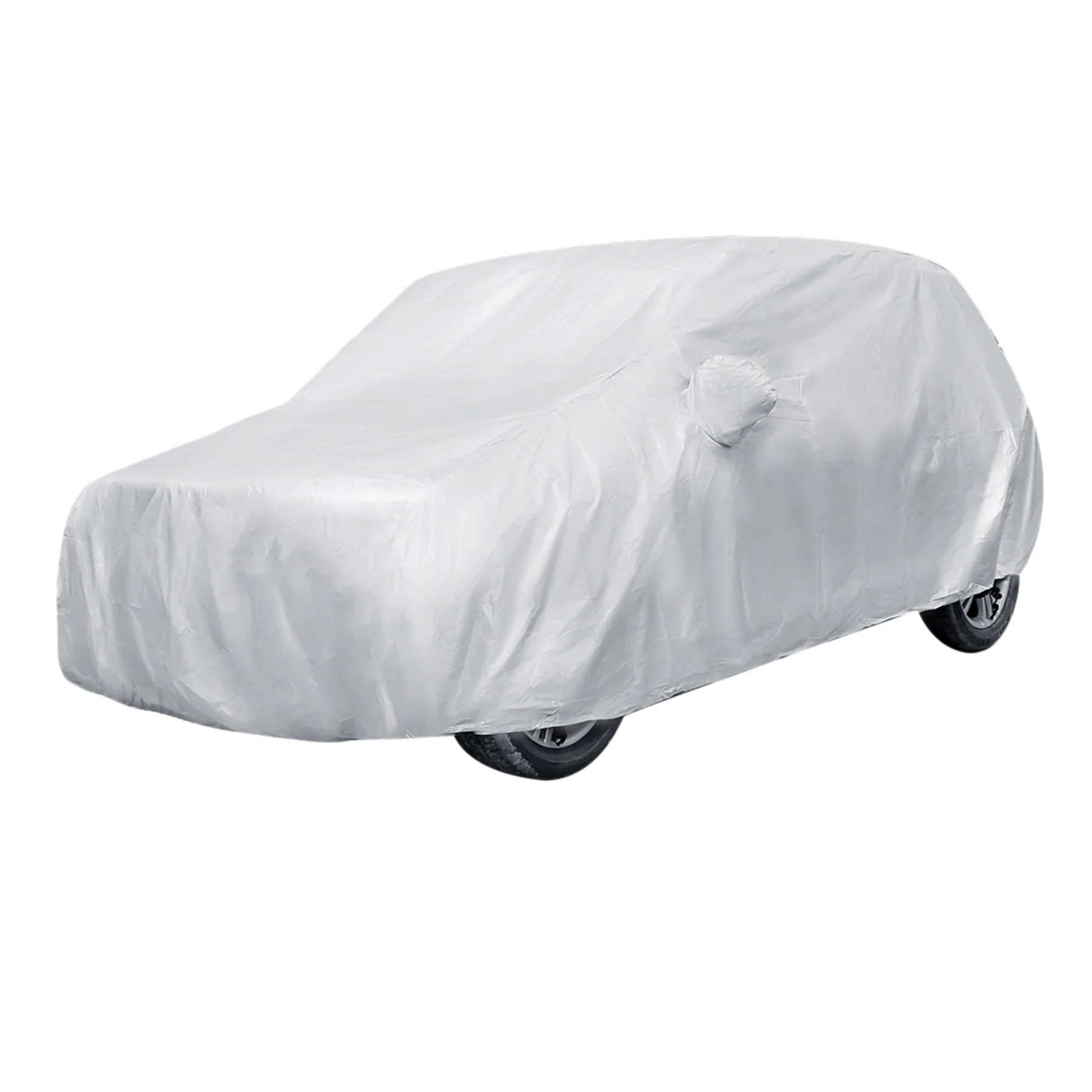 Breathable Water Resistant Car Cover 206", Silver Color, 190T Polyester, 20% Off All Sizes (185" - 268") $22.16