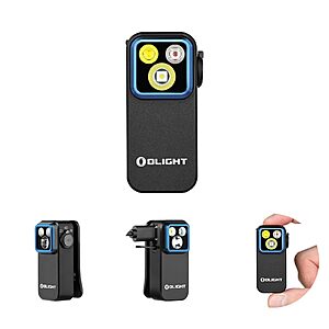 OLIGHT Oclip Pro EDC 500 Lumens Clip-on Rechargeable Flashlight $32 