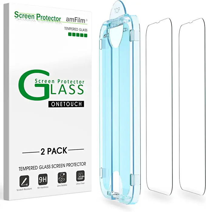 amFilm iPhone 14 Plus & iPhone 13 Pro Max Glass Screen Protector 3-Pack -  TechMatte