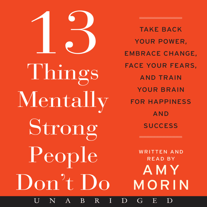 13 Things Mentally Strong People Don't Do (Audiobook) $2