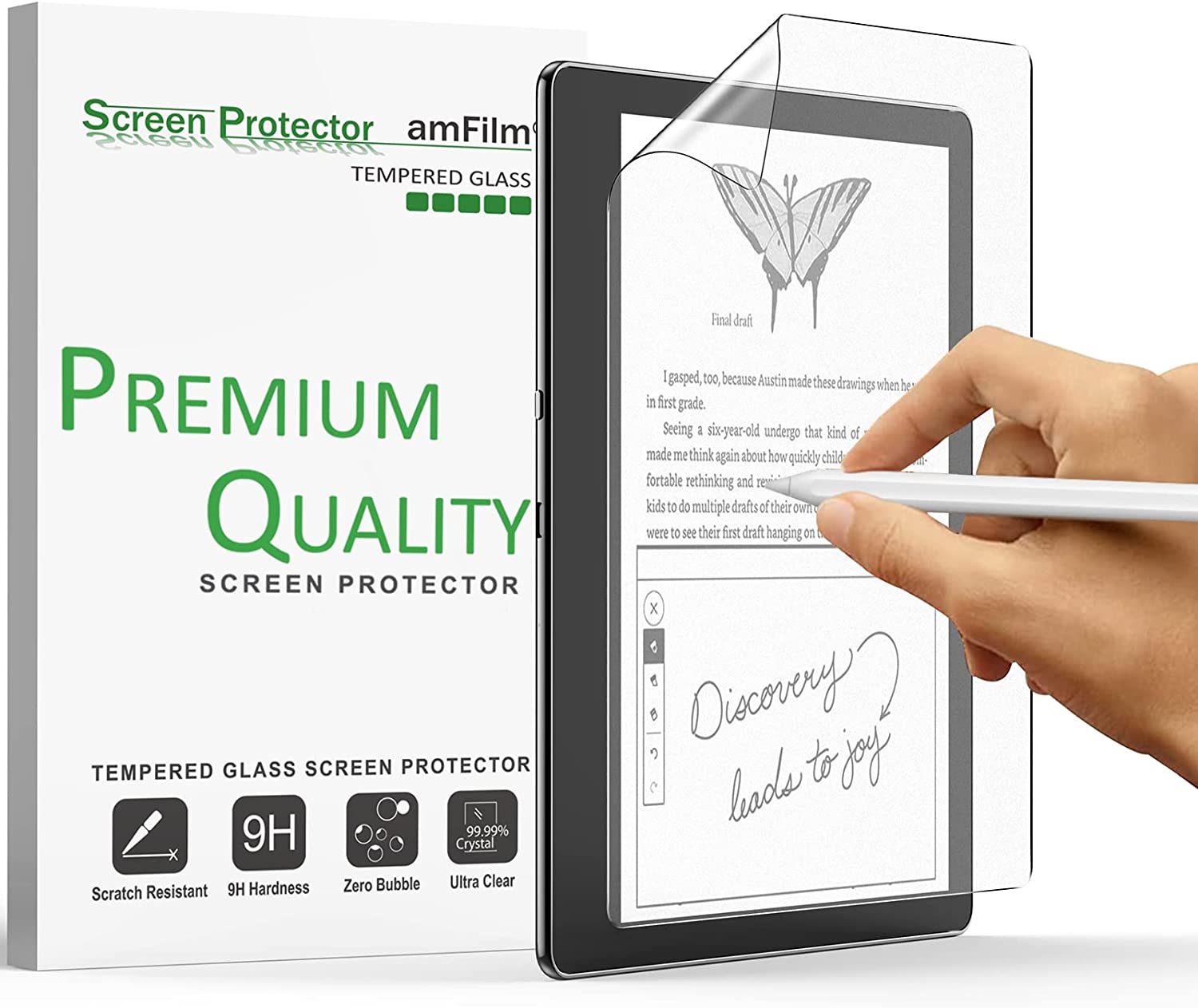 3-Pk 10.2" amFilm Kindle Scribe (2022) Anti-Glare Screen Protectors $6 & More + Free Shipping w/ Prime or on Orders $25+