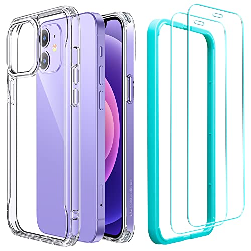 ESR Sidekick Hybrid Clear Case + 2-Pk Glass Screen Protectors (iPhone 12/ 12 Pro) $5 & More + Free Shipping w/ Prime or on Orders $25+