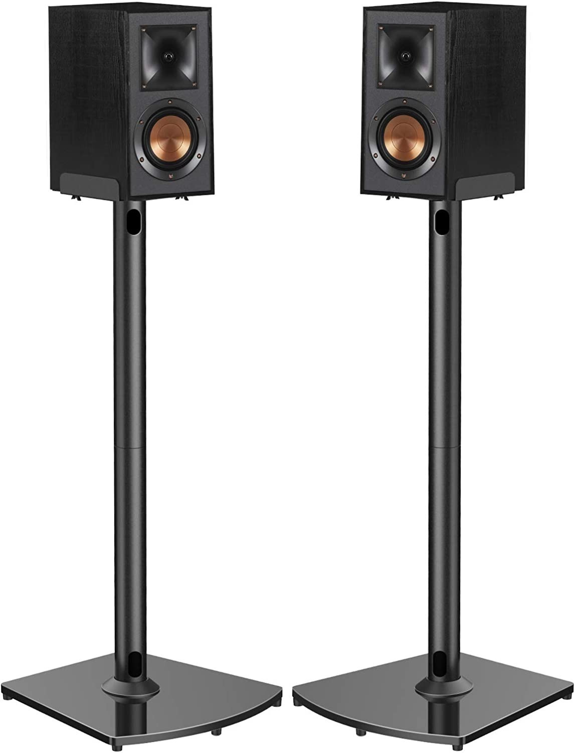 Perlegear Universal Speaker Stands w/ Cable Management (Up to 22-lbs) $36 + Free Shipping