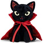 Plushible Halloween Black Vampire Cat Plushie (Viktor) Stuffed Animal Decoration $11 &amp; More