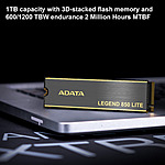 Amazon Lightning Deal: 1TB ADATA Legend 850 LITE NVMe PCIe Gen4 x 4 M.2 2280 SSD $45 + Free Shipping