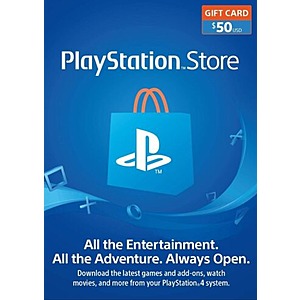 Playstation network online digital gift card