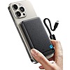 INIU 10000mAh Qi2 Certified 15W MagSafe Power Bank + 45W PD w/ USB-C Cable (Black or White) $19.79 + Free Shipping w/ Prime