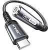 JSAUX USB-C to 3.5mm Female Headphone Jack Adapter (Grey) $3.98 + Free Shipping w/ Prime