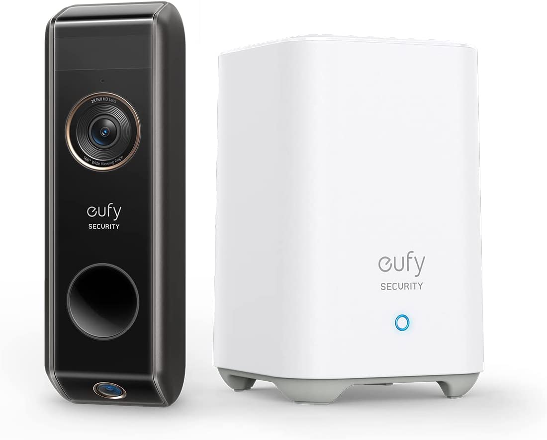 Prime Exclusive Deal: eufy Security Dual Camera Video Doorbell (Battery-Powered) w/ HomeBase $180 + Free Shipping