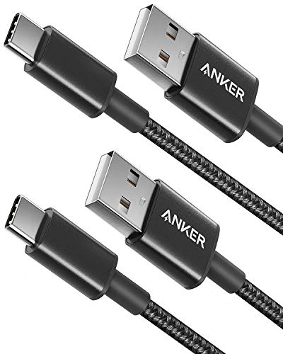 2-Pk Anker 3' Nylon USB-C to USB-A Fast Charging Cables $8 + Free Shipping w/ Prime or $25+