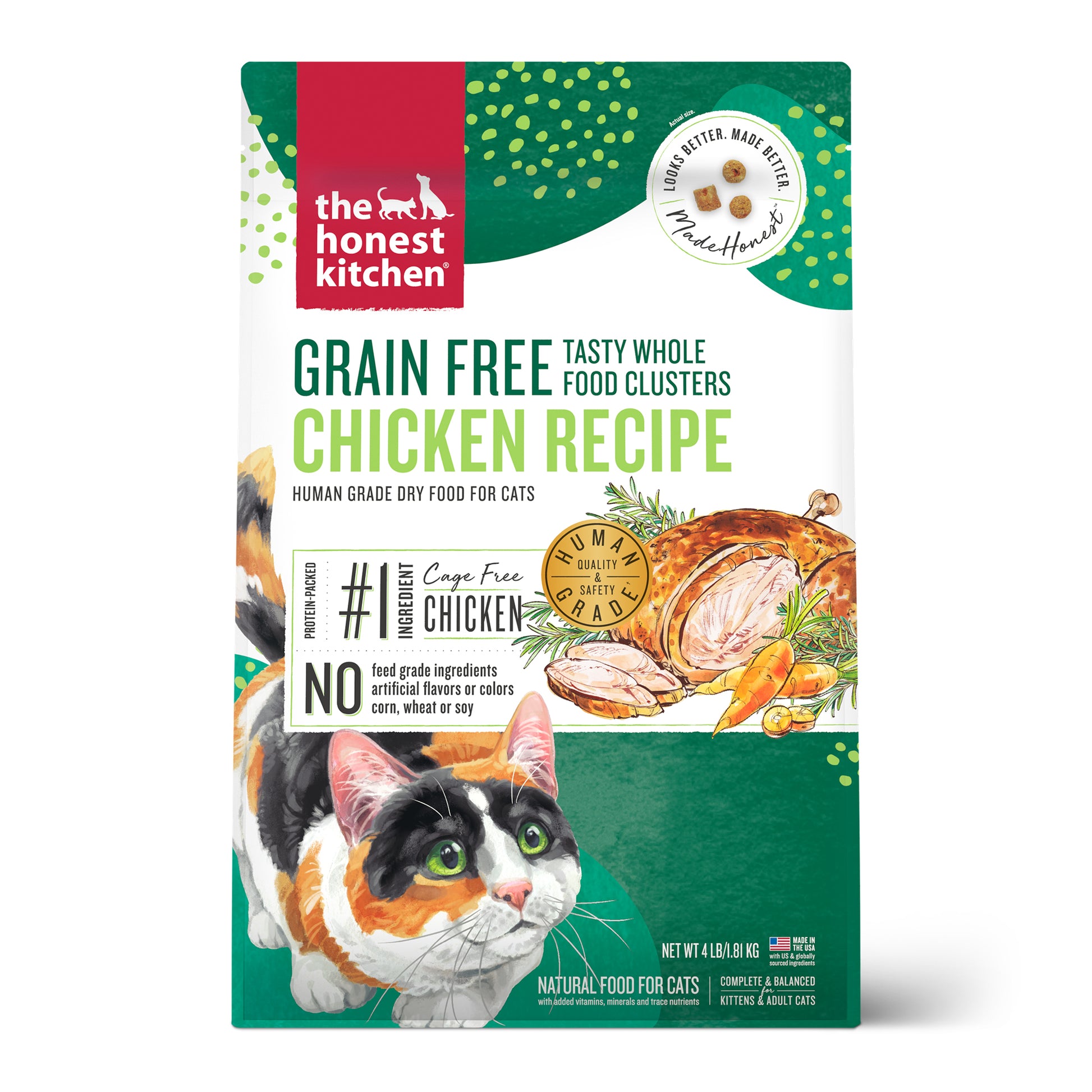 Honest Kitchen 50% Off Select Cat Human-Grade Food & Treats: 4lb Grain Free Chicken Clusters $15, Smittens Herring Treats (2oz) $4.50 & More + FS on $49+