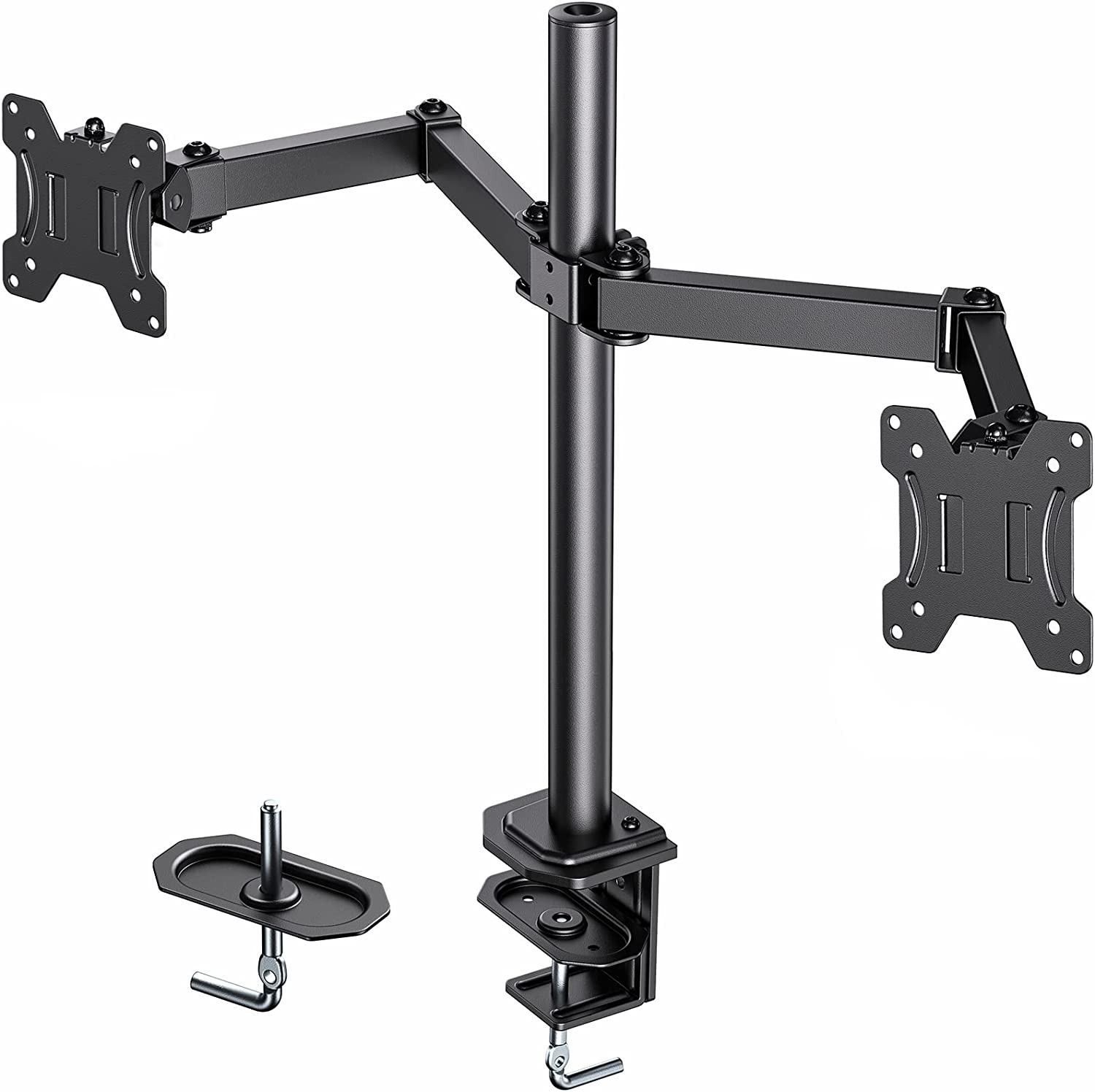 Huanuo Dual VESA Mount Adjustable Tilt Monitor Stand w/ C Clamp & Base (13" - 27" Monitors) $17.40 + Free Shipping