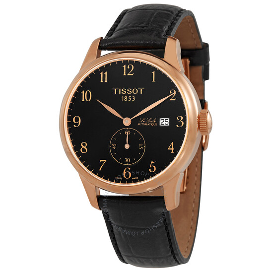TISSOT Le Locle Automatic Black Dial Men's Watch (39.3mm Rose Gold Case w/ Black Leather Strap) $231 + Free Shipping